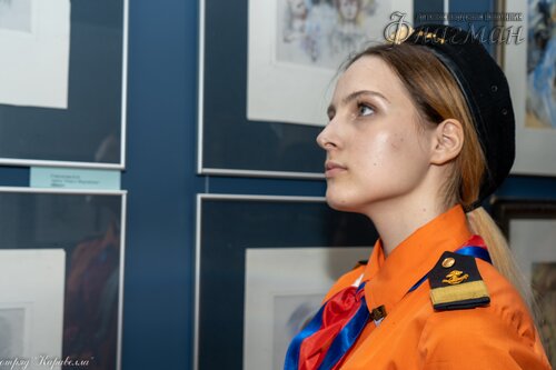 Открытие выставки работ  художника-иллюстратора Евгении Ивановны Стерлиговой _DSC6028